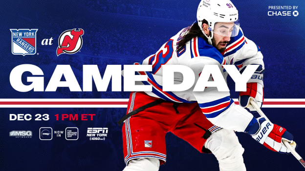 Rangers at Devils: Pregame Notes