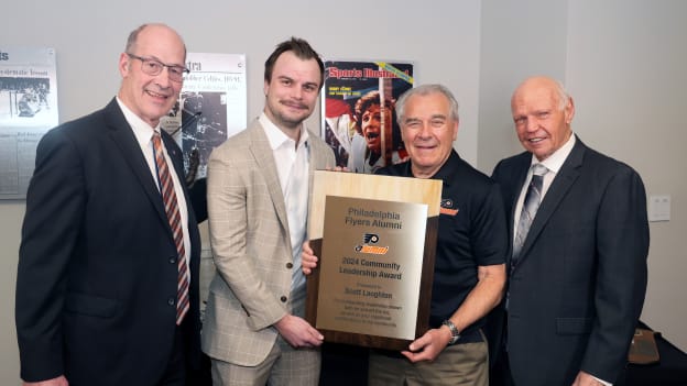 Laughton Wins Inaugural Flyers Alumni Community Leadership Award