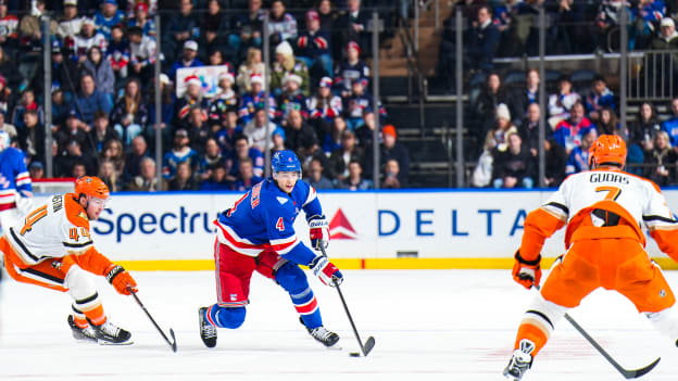 Anaheim Ducks v New York Rangers