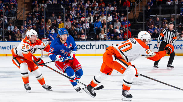 Anaheim Ducks v New York Rangers