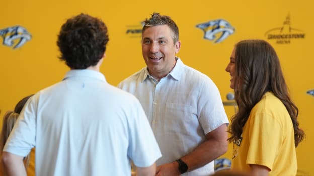 Andrew Brunette Meets Preds Fans at Summer Select-a-Seat
