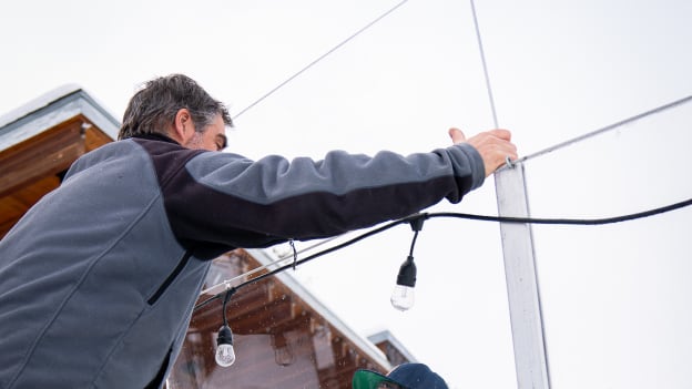 Outdoor Hockey in Winthrop, Washington