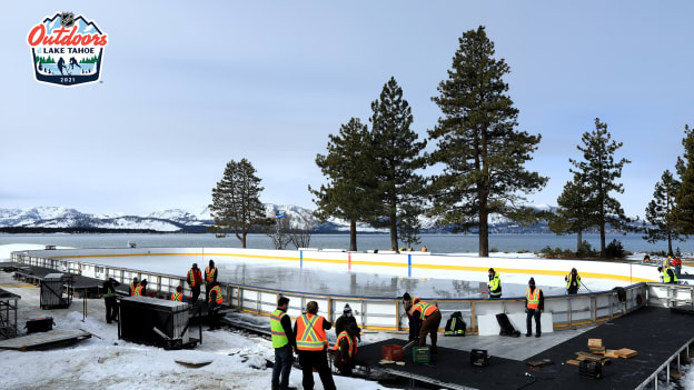 NHL Outdoors: Lake Tahoe Preparations