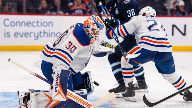 Edmonton Oilers v Winnipeg Jets