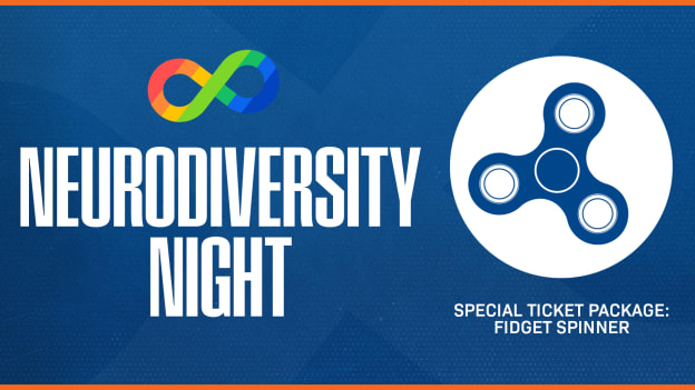 <center><h3 class="promoTitle">Neurodiversity Acceptance Night</h3><p class="promoGameDetails">vs. PHI | Friday, Apr. 3 | 7:00 PM</p></center>