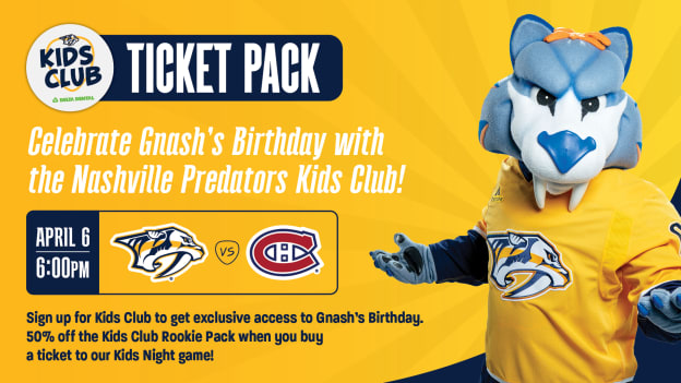 Apr. 6: Post Shot on Ice & Gnash's Birthday Party Ticket Package at Bridgestone Arena