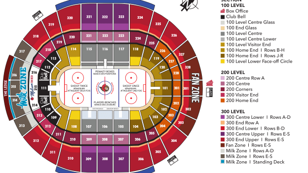 Watch your Ottawa Senators take on their opponents from the Milk Zone!