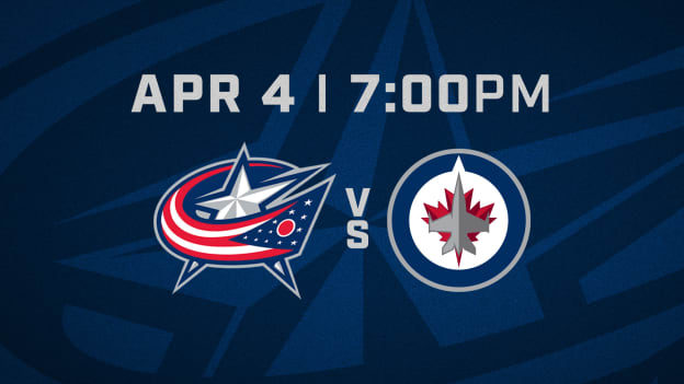 SATURDAY, APRIL 4 AT 7 PM VS. WINNIPEG JETS