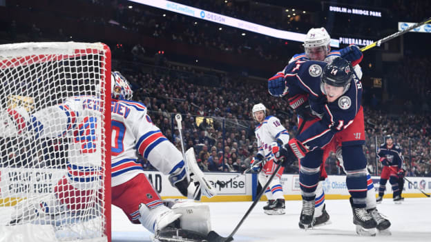 Blue Jackets vs. Rangers - February 14, 2020