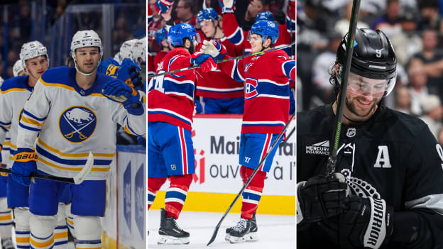 Buffalo, Montreal y Los Angeles dominaron la jornada