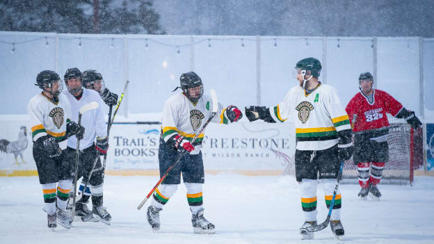 Outdoor Hockey in Winthrop, Washington