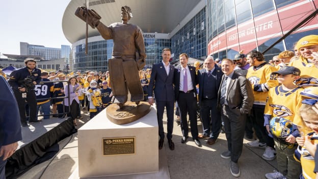 Pekka Rinne Statue Unveiling