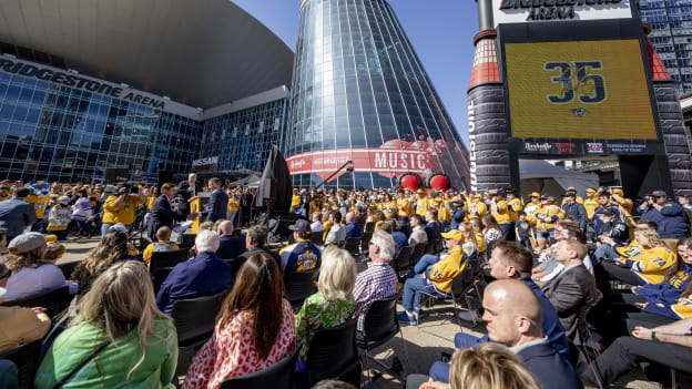 Pekka Rinne Statue Unveiling