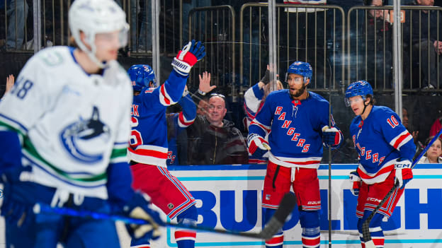 Vancouver Canucks v New York Rangers