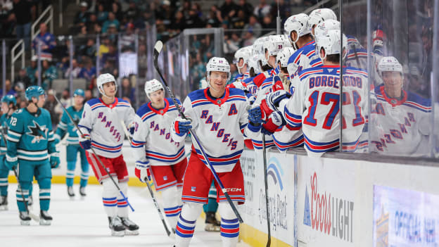 San Jose Sharks vs. New York Rangers