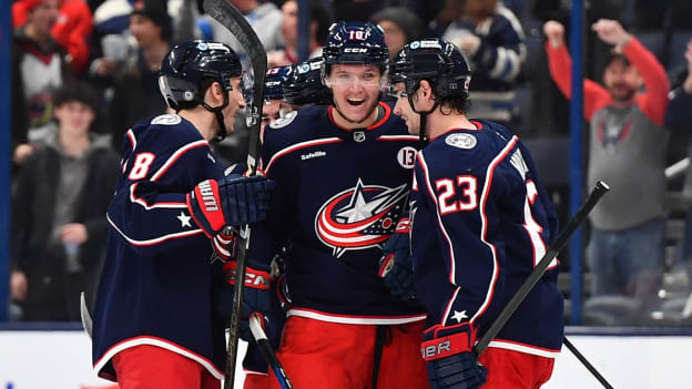 Blue Jackets having plenty of fun as they hit the midway point