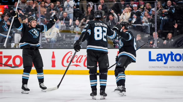 Utah’s Three Goal Third Period Leads to 6-3 Win over Seattle