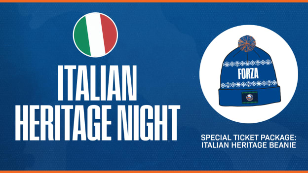 <center><h3 class="promoTitle">Italian Heritage Night</h3><p class="promoGameDetails">vs. MTL | Sunday, Apr. 12 | 6:00 PM</p></center>