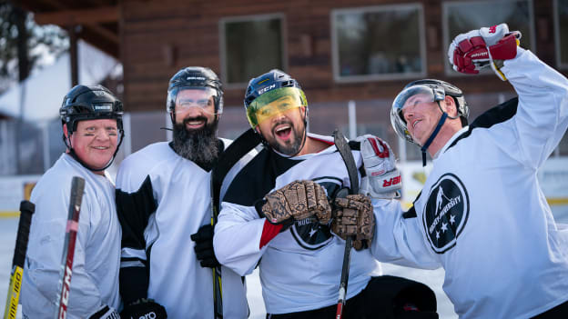 Outdoor Hockey in Winthrop, Washington