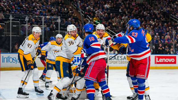 Nashville Predators v New York Rangers
