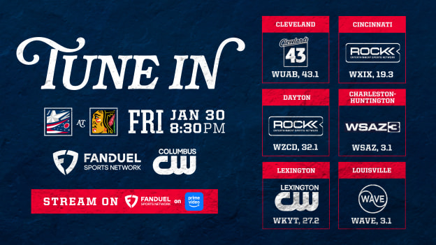 PREVIEW: Blue Jackets hit the road to take on Blackhawks