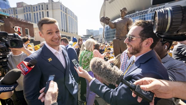 Pekka Rinne Statue Unveiling