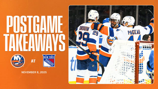 Takeaways: Islanders Shut Out Rangers 5-0
