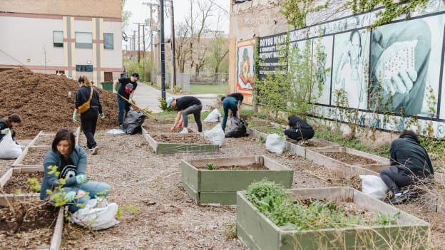 Bronzeville Community Garden Cleanup