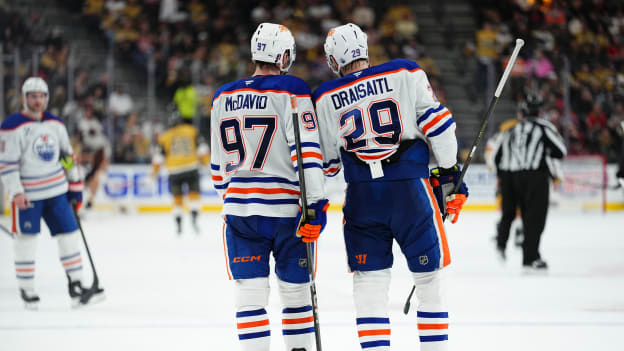 Edmonton Oilers v Vegas Golden Knights - Game One