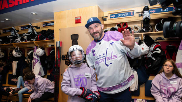 Capitals Announce Initiatives Surrounding Hockey Fights Cancer Month