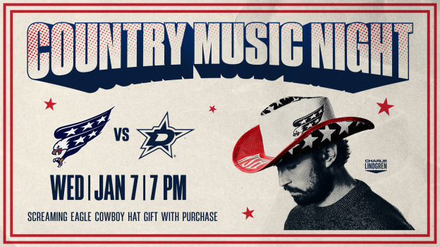 <b><h2>January 7 vs. DAL</h2><p>Country Music Night</p></b><p style="color:#004bc9;">Special Ticket Package</p>