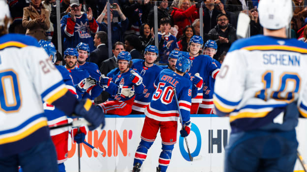 St Louis Blues v New York Rangers