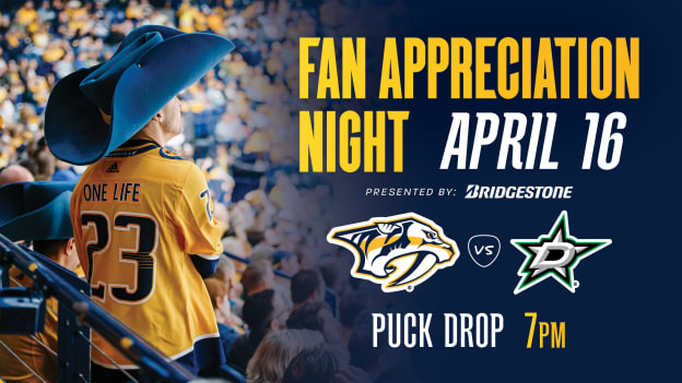 Fan Appreciation Night: Wednesday, April 16