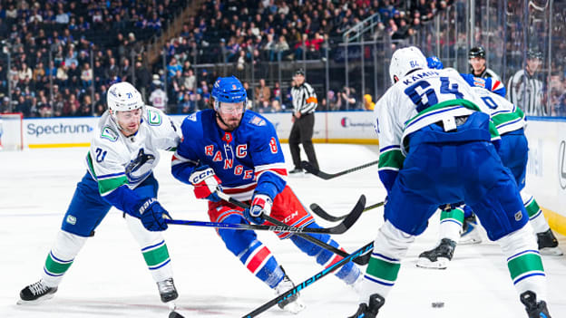 Vancouver Canucks v New York Rangers