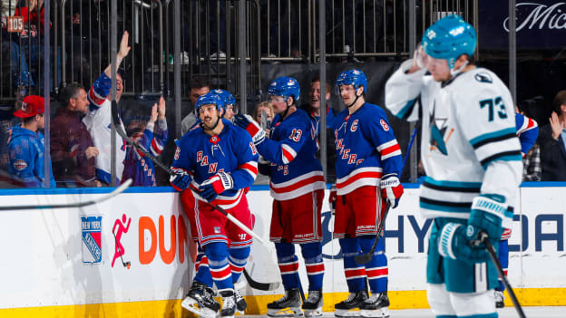 San Jose Sharks v New York Rangers