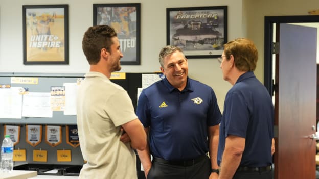 Head Coach Andrew Brunette Arrives in Smashville