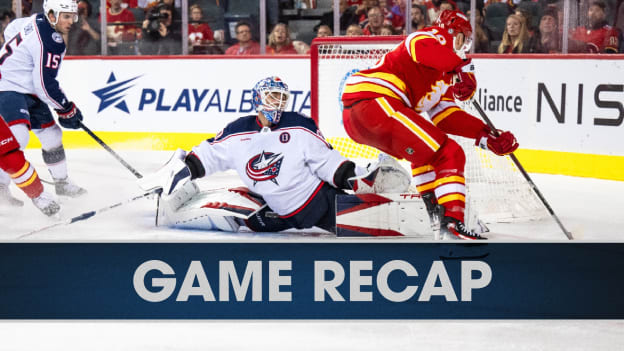 Flames blank Blue Jackets to end CBJ point streak