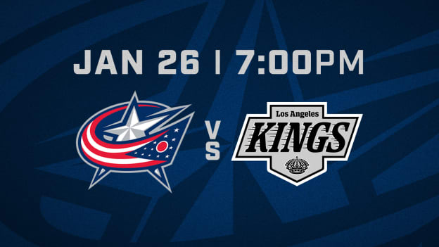 MONDAY, JANUARY 26 AT 7 PM VS. LOS ANGELES KINGS