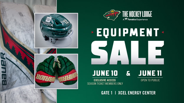 Stop by June 10 - 11 for our Game Used Equipment Sale!