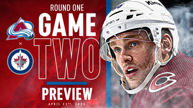 Avalanche Gameday: Game Two vs. Winnipeg