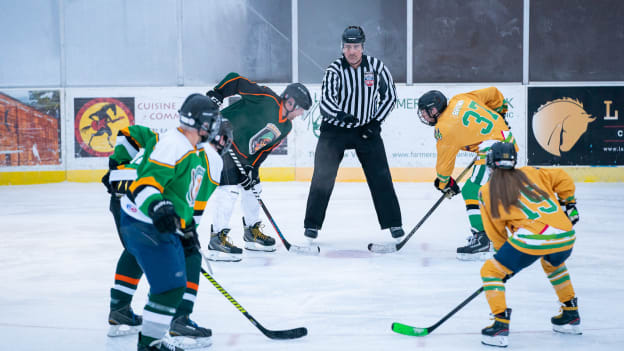 Outdoor Hockey in Winthrop, Washington