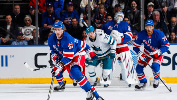 San Jose Sharks v New York Rangers