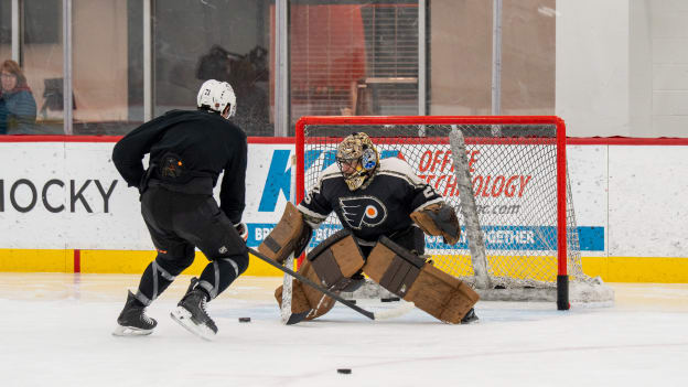 Tyson Foerster and local United Heroes League members