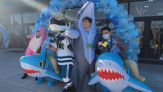 sj sharkie visit