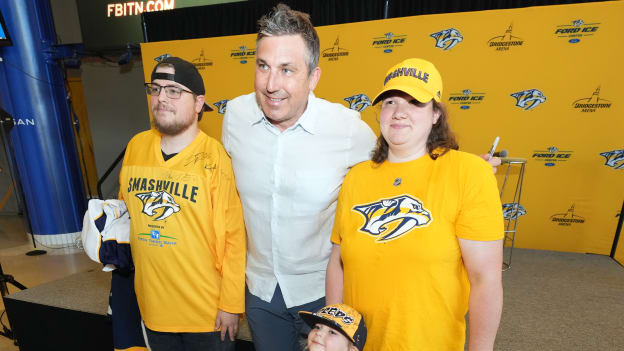 Andrew Brunette Meets Preds Fans at Summer Select-a-Seat