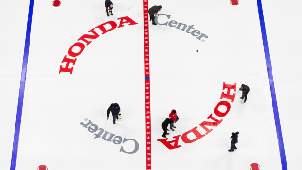 Honda Center Ice Installation 2023