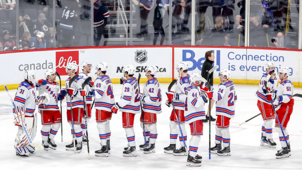 New York Rangers v Winnipeg Jets
