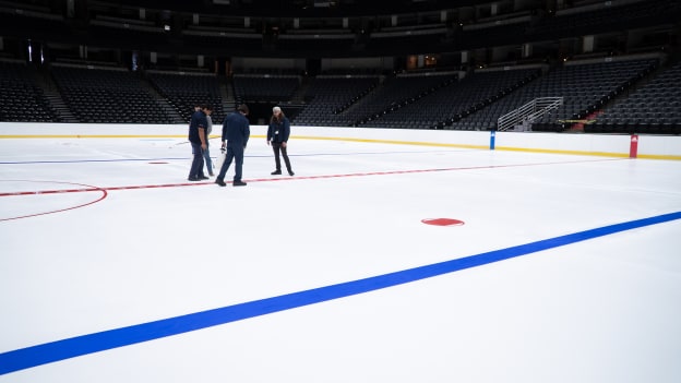 Honda Center Ice Installation 2023