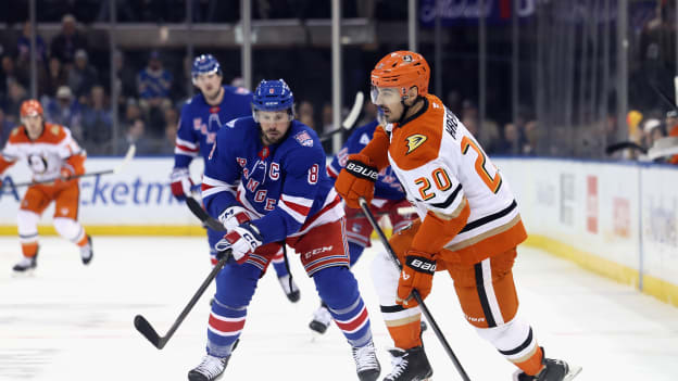 Anaheim Ducks v New York Rangers