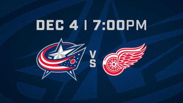 THURSDAY, DECEMBER 4 AT 7 PM VS. DETROIT RED WINGS